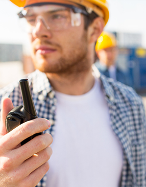 Walkie Talkie op de werf