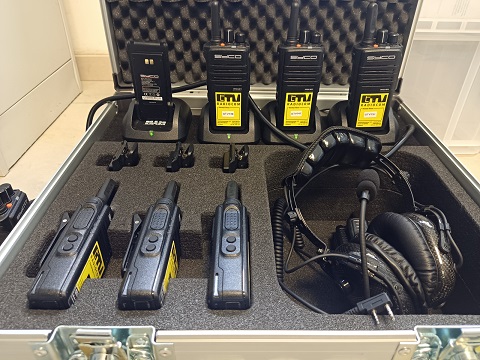 Walkietalkies huren onbeperkt bereik POC