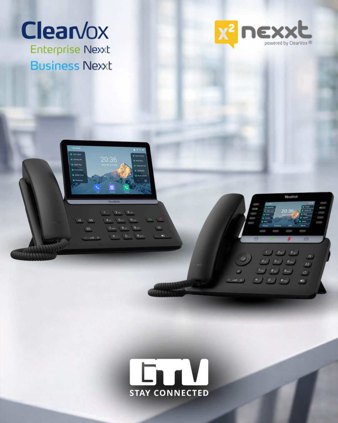 Yealink T7-T8 IP Telefoons