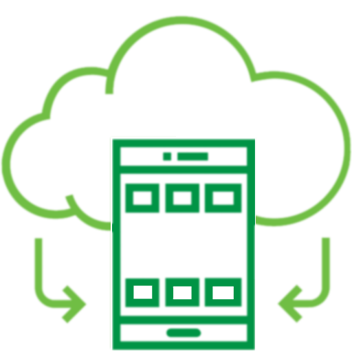 Programma's Apps gekoppeld aan de cloud