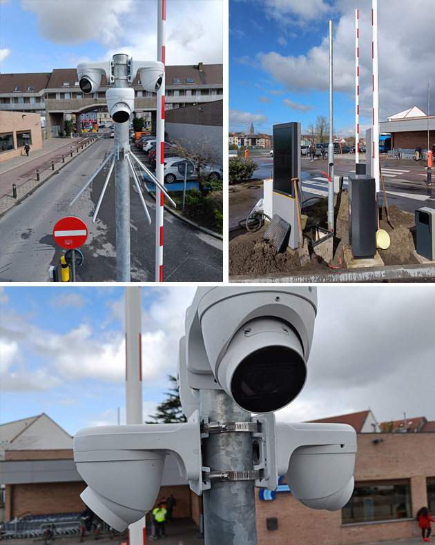 Gent Dampoort WInkelcentrum 4K Camerabewaking