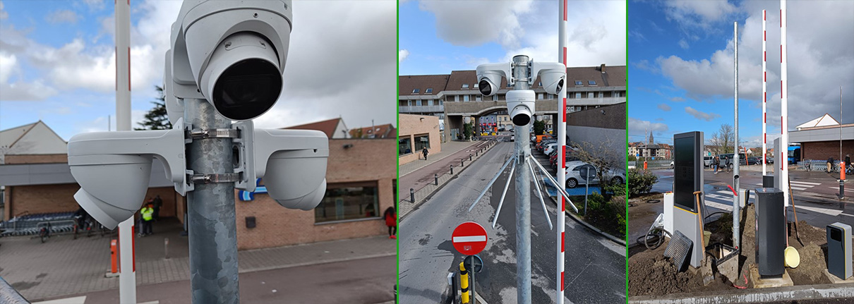 4K Camerabewaking Gent Dampoort Winkelcentrum